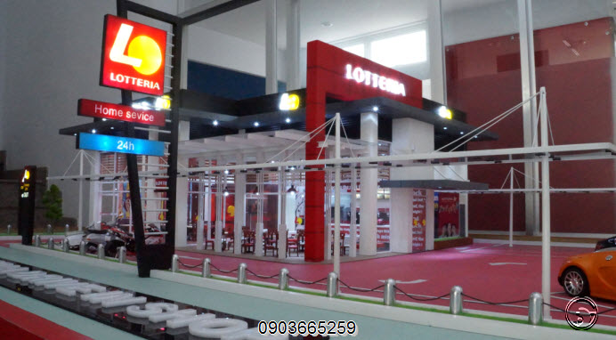 Toàn cảnh mô hình nhìn từ giao lộ Toàn cảnh mô hình nhìn từ giao lộ