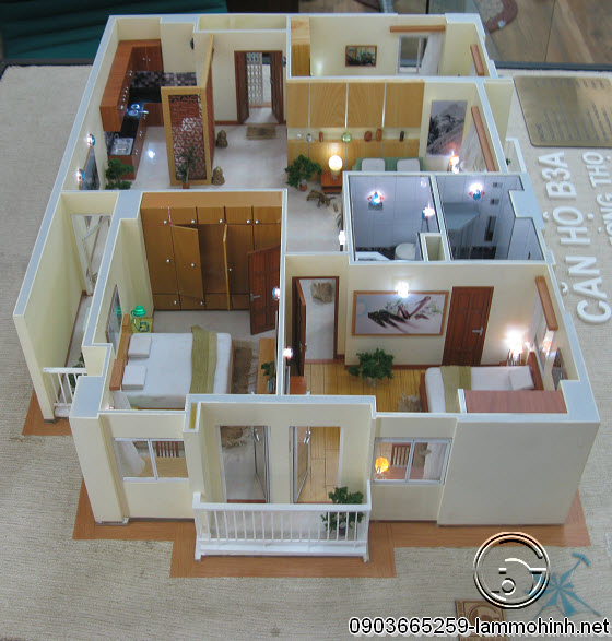 Làm mô hình kiến trúc chung cư  Mỹ Thuật Trang Trí