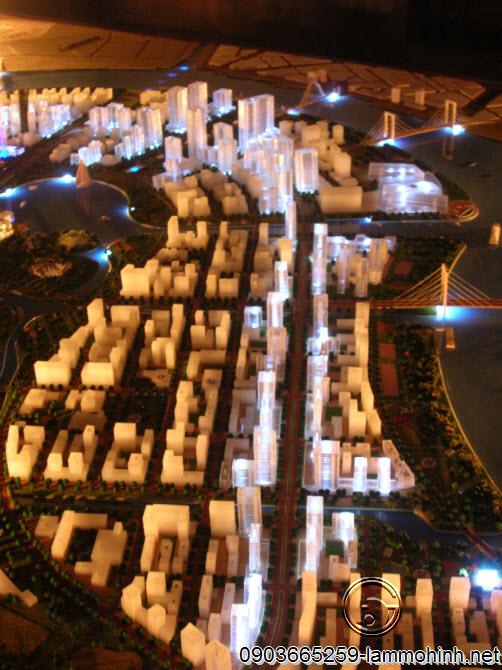 Mô hình khu dân cư khu đô thị mới Thủ thiêm Mô hình khu dân cư khu đô thị mới Thủ thiêm