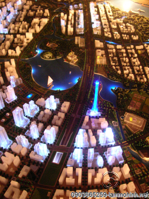 Khu vực hầm Thủ Thiêm, hồ nước trung tâm và tháp quan sát 85 tầng Khu vực hầm Thủ Thiêm, hồ nước trung tâm và tháp quan sát 85 tầng