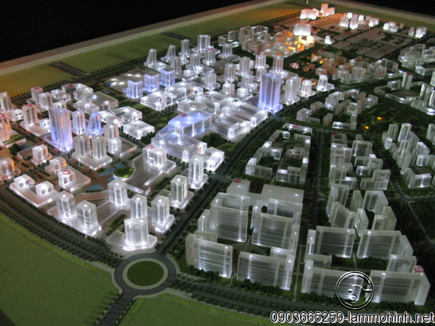 Toàn cảnh mô hình quy hoạch thành phố mới Nhơn Trạch nhìn từ hướng Tây Toàn cảnh mô hình quy hoạch thành phố mới Nhơn Trạch nhìn từ hướng Tây