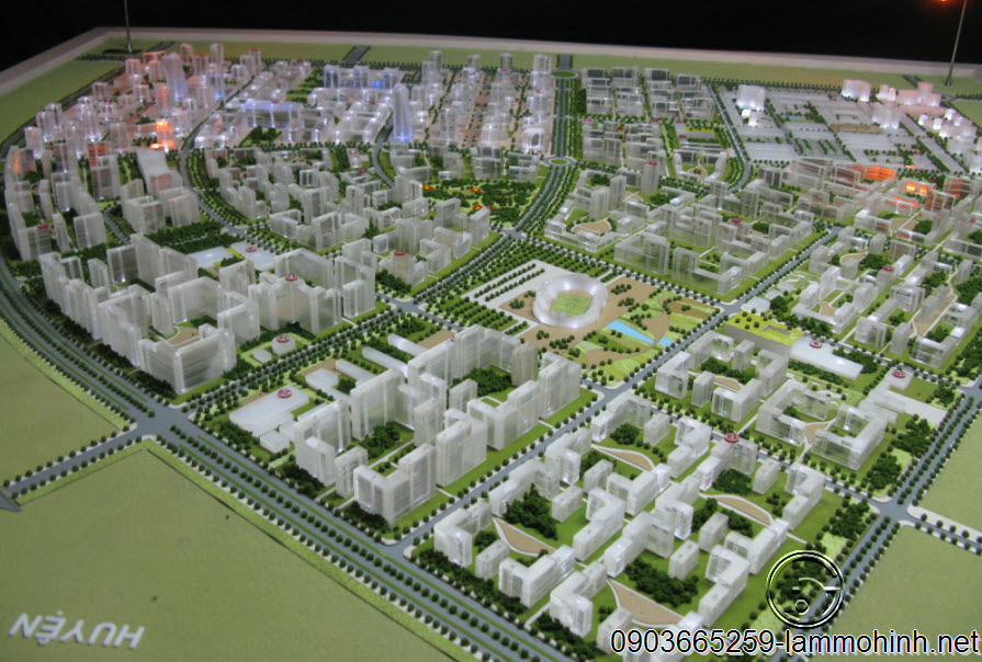 Toàn cảnh mô hình quy hoạch thành phố mới Nhơn Trạch nhìn từ khu dân cư Toàn cảnh mô hình quy hoạch thành phố mới Nhơn Trạch nhìn từ khu dân cư