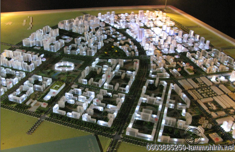 Toàn cảnh mô hình quy hoạch thành phố mới Nhơn Trạch nhìn từ hướng Đông Toàn cảnh mô hình quy hoạch thành phố mới Nhơn Trạch nhìn từ hướng Đông