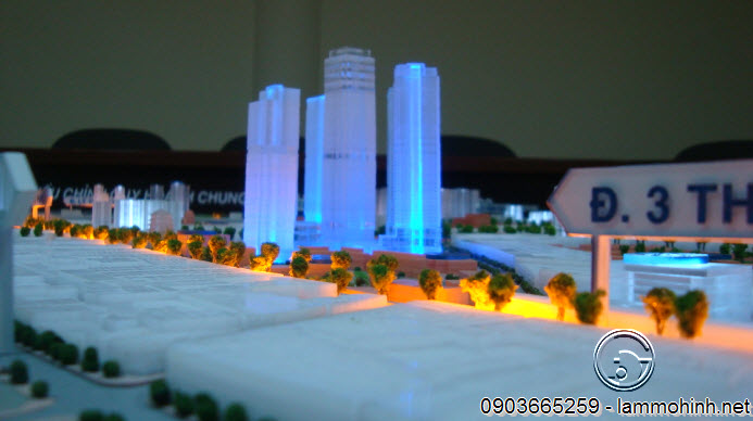 Mô hình Berjaya Việt Nam Busines Center từ hướng đường 3-2 Mô hình Berjaya Việt Nam Busines Center từ hướng đường 3-2