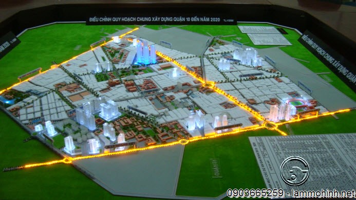 Mô hình quy hoạch quận 10 Mô hình quy hoạch quận 10