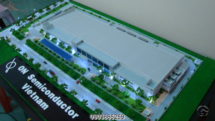 Mô hình nhà máy On Semiconductor sau khi sửa chửa
