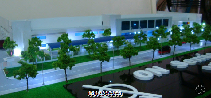 Mặt đứng chính nhà máy khi lên đèn Mặt đứng chính nhà máy khi lên đèn