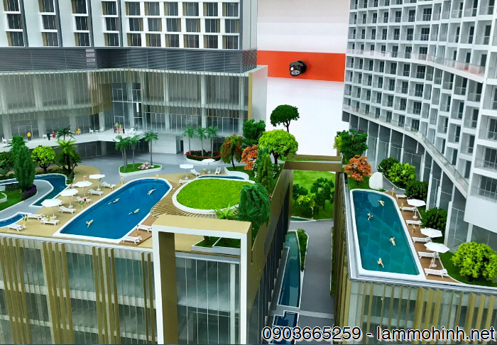 Canh xanh cảnh quan của mô hình kiến trúc được mô tả sinh động với nhiều chủng loại cây xứng Canh xanh cảnh quan của mô hình kiến trúc được mô tả sinh động với nhiều chủng loại cây xứng