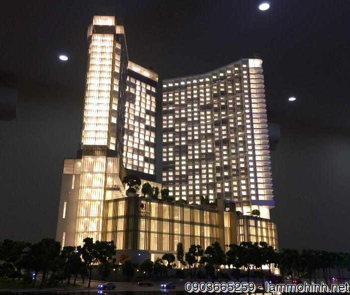 Mô hình kiến trúc được chiếu sáng rực rỡ bằng đèn led nhập ngoại Mô hình kiến trúc được chiếu sáng rực rỡ bằng đèn led nhập ngoại