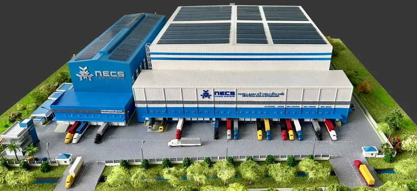 Quá trình thay đổi màu sơn của mô hình kiến trúc