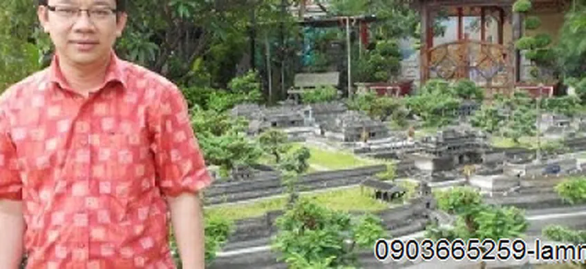 Độc đáo mô hình kiến trúc kinh thành Huế bằng đá
