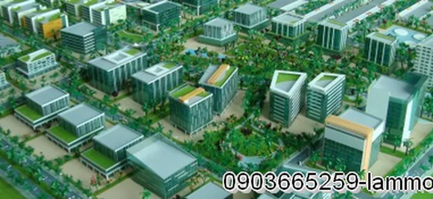 Mô hình kiến trúc khu công nghệ cao Mapletree