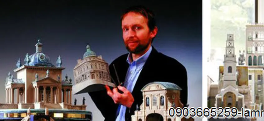 Mô hình kiến trúc thạch cao của Timothy Richards
