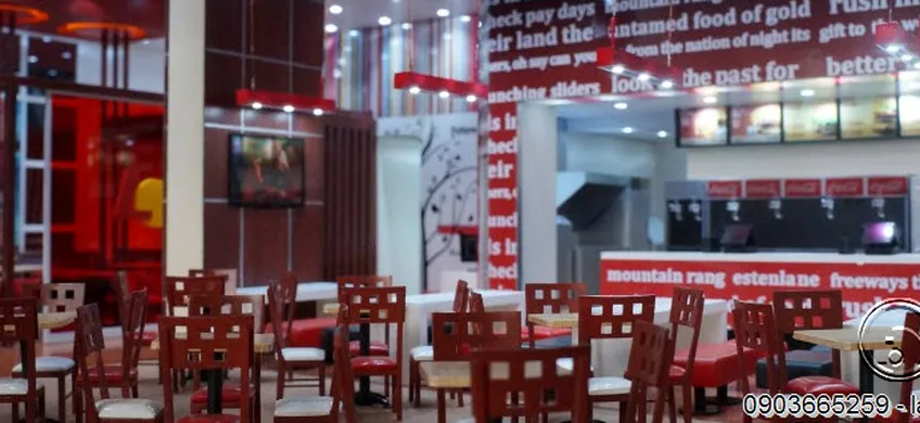 Mô hình nội thất cửa hàng Lotteria