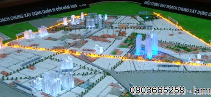 Mô hình quy hoạch quận 10, thành phố Hồ Chí Minh