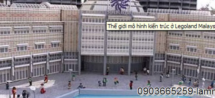 Thế giới mô hình kiến trúc ở Legoland Malaysia