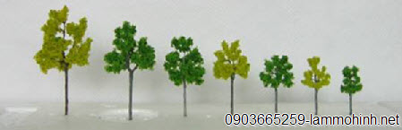 cách làm mô hình cây xanh bằng giấy