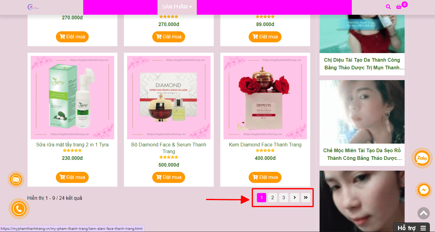 Hướng dẫn mua hàng mỹ phẩm Thanh Trang Vn Hướng dẫn mua hàng mỹ phẩm Thanh Trang Vn
