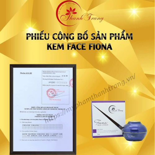 Kem Fiona Face Thanh Trang