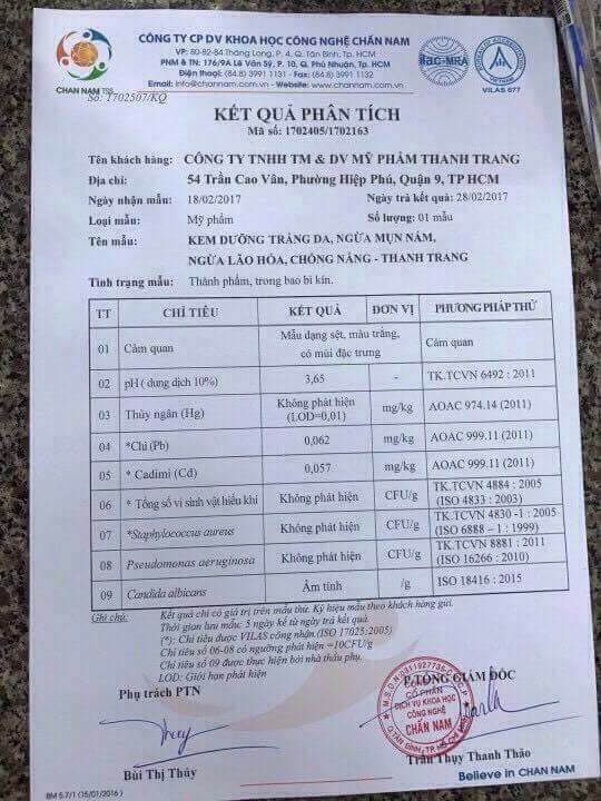 công ty Mỹ phẩm Thanh Trang ra đời công ty Mỹ phẩm Thanh Trang ra đời