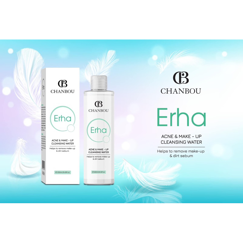 Tẩy trang Erha Chanbou làm sạch bụi bẩn và lớp makeup dịu nhẹ, an toàn cho da nhạy cảm Tẩy trang Erha Chanbou làm sạch bụi bẩn và lớp makeup dịu nhẹ, an toàn cho da nhạy cảm