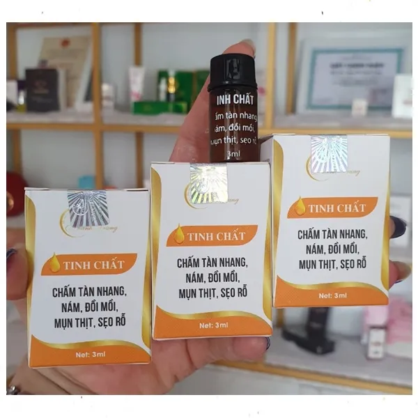 Tinh Chất Chấm Tàn Nhang, Nám, Đồi Mồi, Mụn Thịt, Sẹo Rỗ