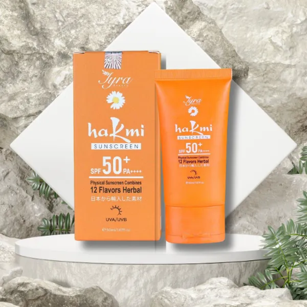 Kem Chống Nắng Hakami – Vật Lý Kết Hợp 12 Thảo Dược
