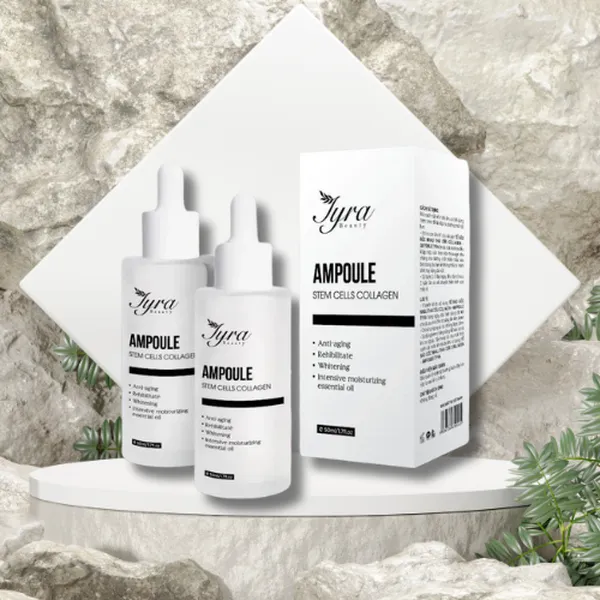 Tế Bào Gốc Ampoule Tyra Nhau Thai Cừu Collagen Tinh Dầu Bơ