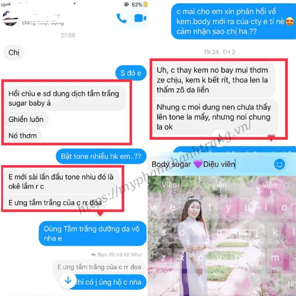 Body Tinh Thể Nước Sugar Baby Skin