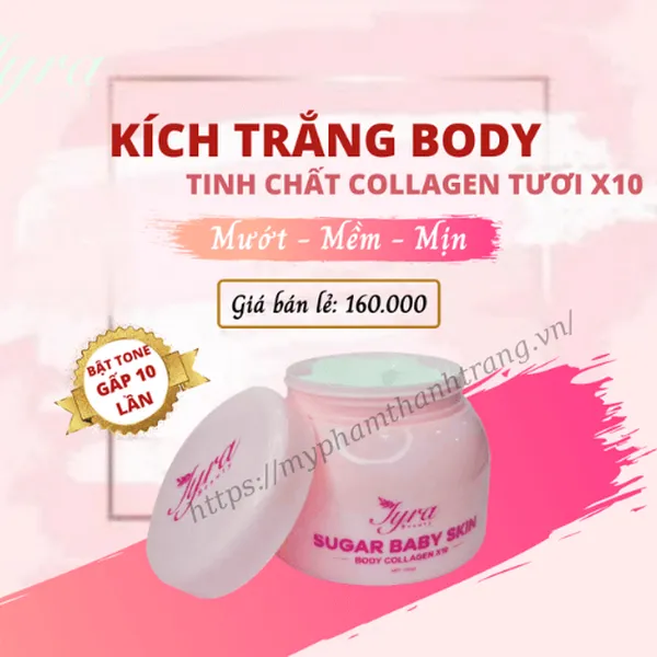 Body Tinh Thể Nước Sugar Baby Skin