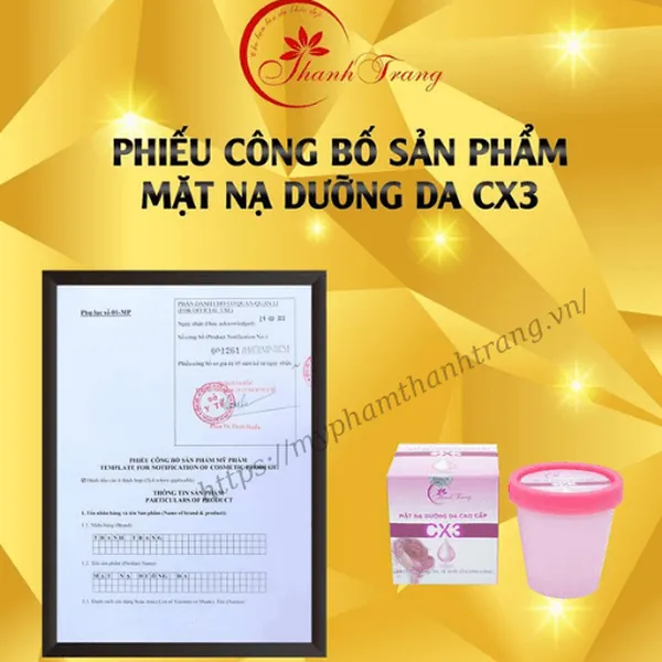 Mặt Nạ Cao Cấp Dưỡng Da CX3 Thanh Trang