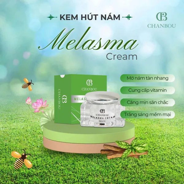 Melasma Cream - Kem Hút Nám Chanbou