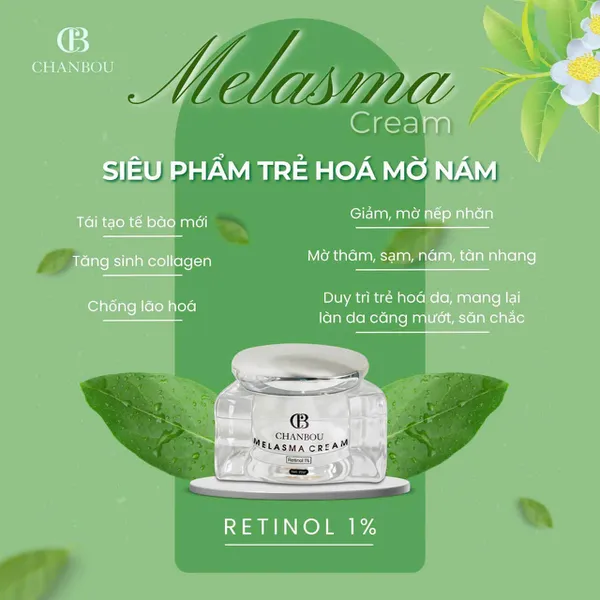 Melasma Cream - Kem Hút Nám Chanbou