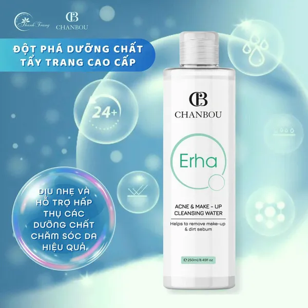 Nước Tẩy Trang Erha Chanbou – Dịu nhẹ, sạch sâu, không khô da