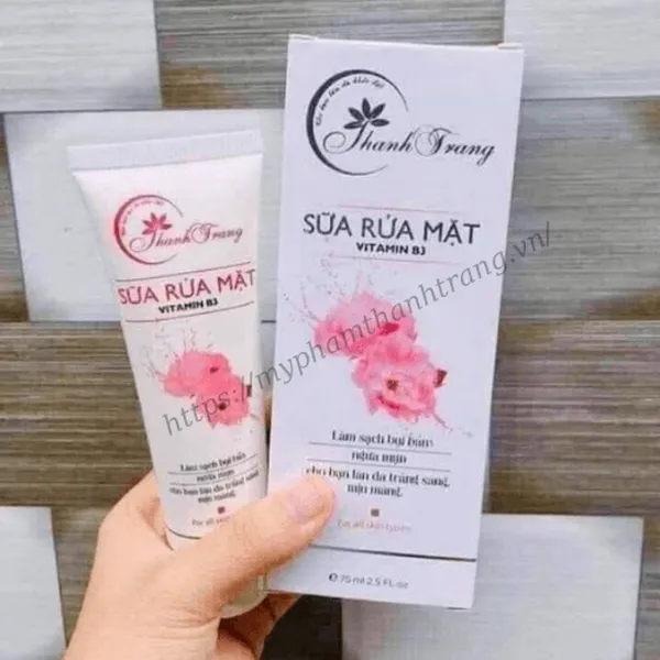 Sữa Rửa Mặt Vitamin B3 Thanh Trang