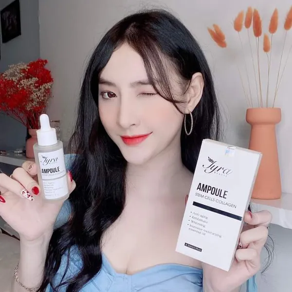 Tế Bào Gốc Ampoule Tyra Nhau Thai Cừu Collagen Tinh Dầu Bơ