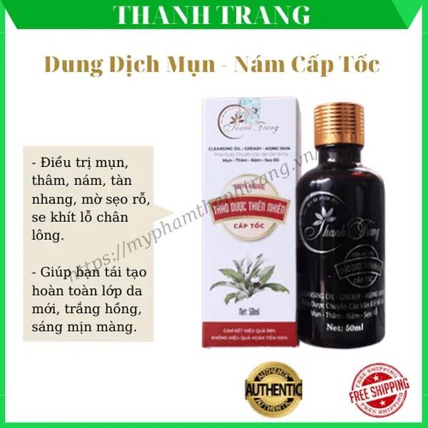 Dung Dịch Mụn - Nám Thanh Trang Cấp Tốc
