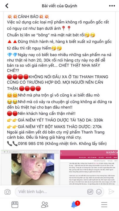 Thuốc Trị Mụn Thanh Trang Có Nguồn Gốc Xuất Xứ Rõ Ràng Không? Thuốc Trị Mụn Thanh Trang Có Nguồn Gốc Xuất Xứ Rõ Ràng Không?