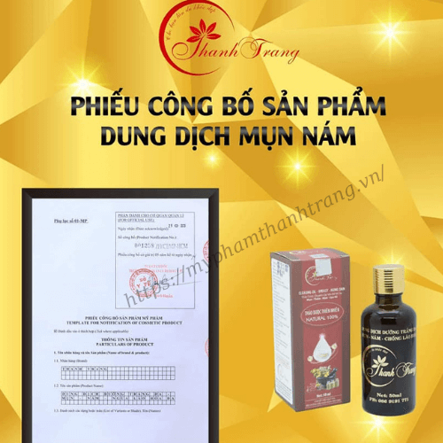Dung Dịch Mụn - Nám Thanh Trang