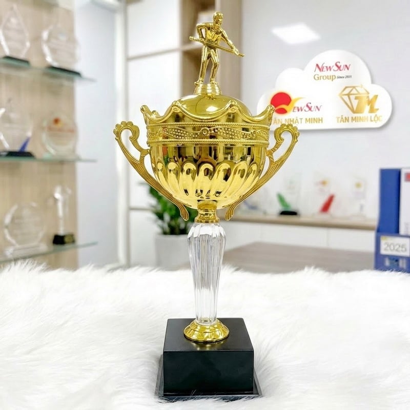 Cúp Bida Kim Loại Đẳng Cấp