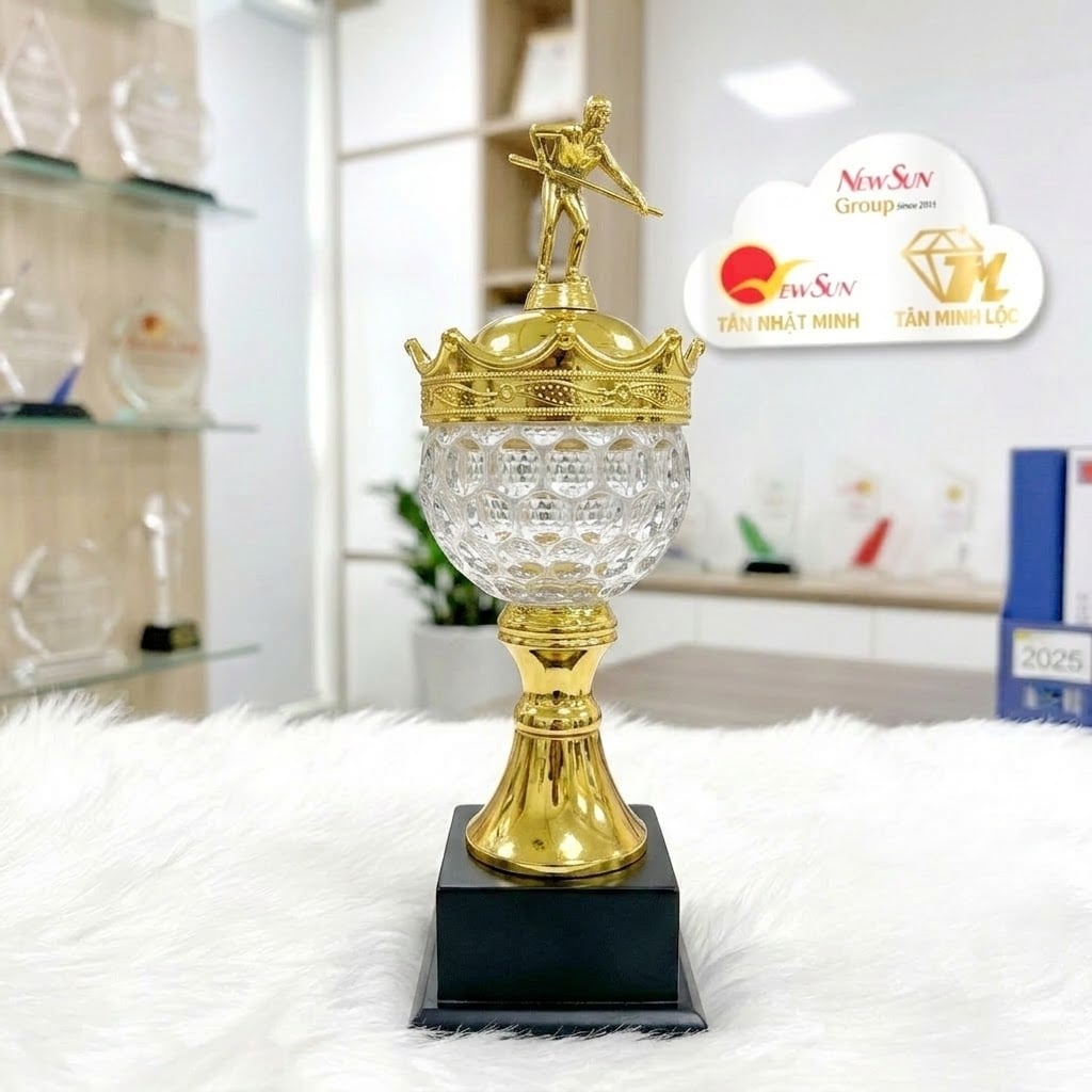 Cúp Bida Pha Lê Mẫu Mới