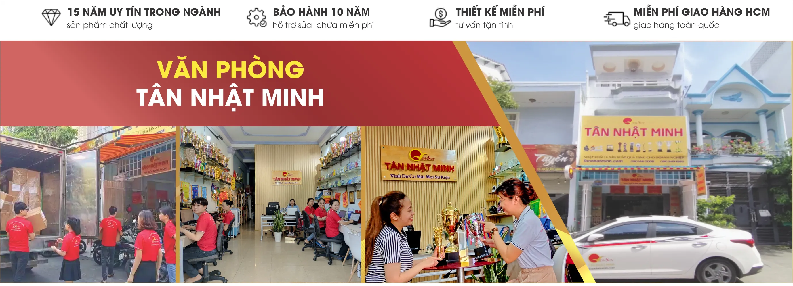 Làm Kỷ Niệm Chương Pha Lê Thuỷ Tinh - CT Tân Nhật Minh