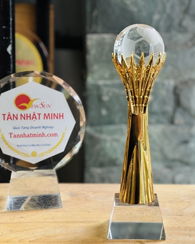 Cúp Vinh Danh, Cúp Bóng Đá -  Lưu Niệm Mạ Vàng 1
