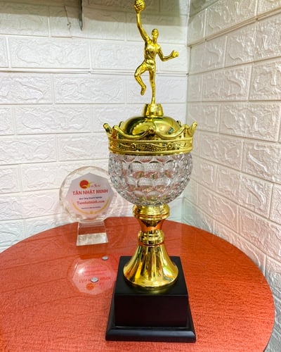 Cúp Bóng Rổ Pha Lê Đẹp -3