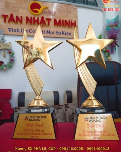 Cúp pha lê giá rẻ 14