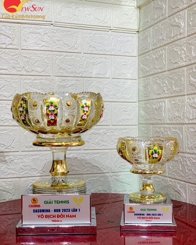 Cúp pha lê cao cấp - Cúp Bóng đá - Tennis - Golf - Bóng Chuyền - Thể thao các giải 26