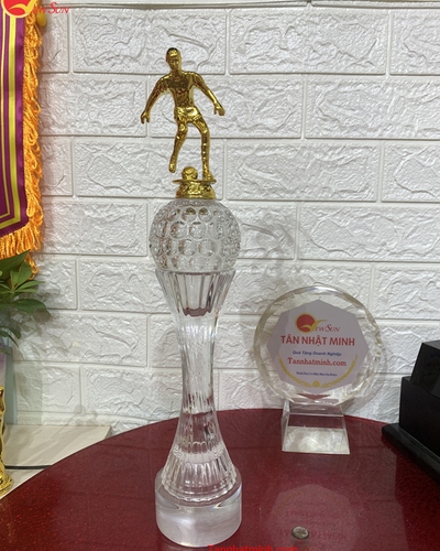 Cúp pha lê đẹp - Cúp bóng đá - 10