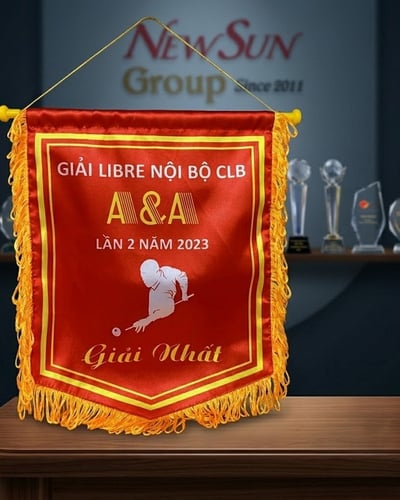 Cờ Lưu Niệm Bida - Top Những Mẫu Đẹp Giá Rẻ