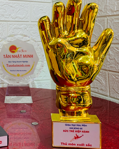 Cúp vinh danh, lưu niệm mạ vàng 9