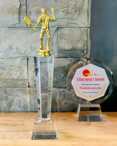 Cúp tennis, Mẫu cúp tennis, Hàng nhập đầy kho  - 18 (B)